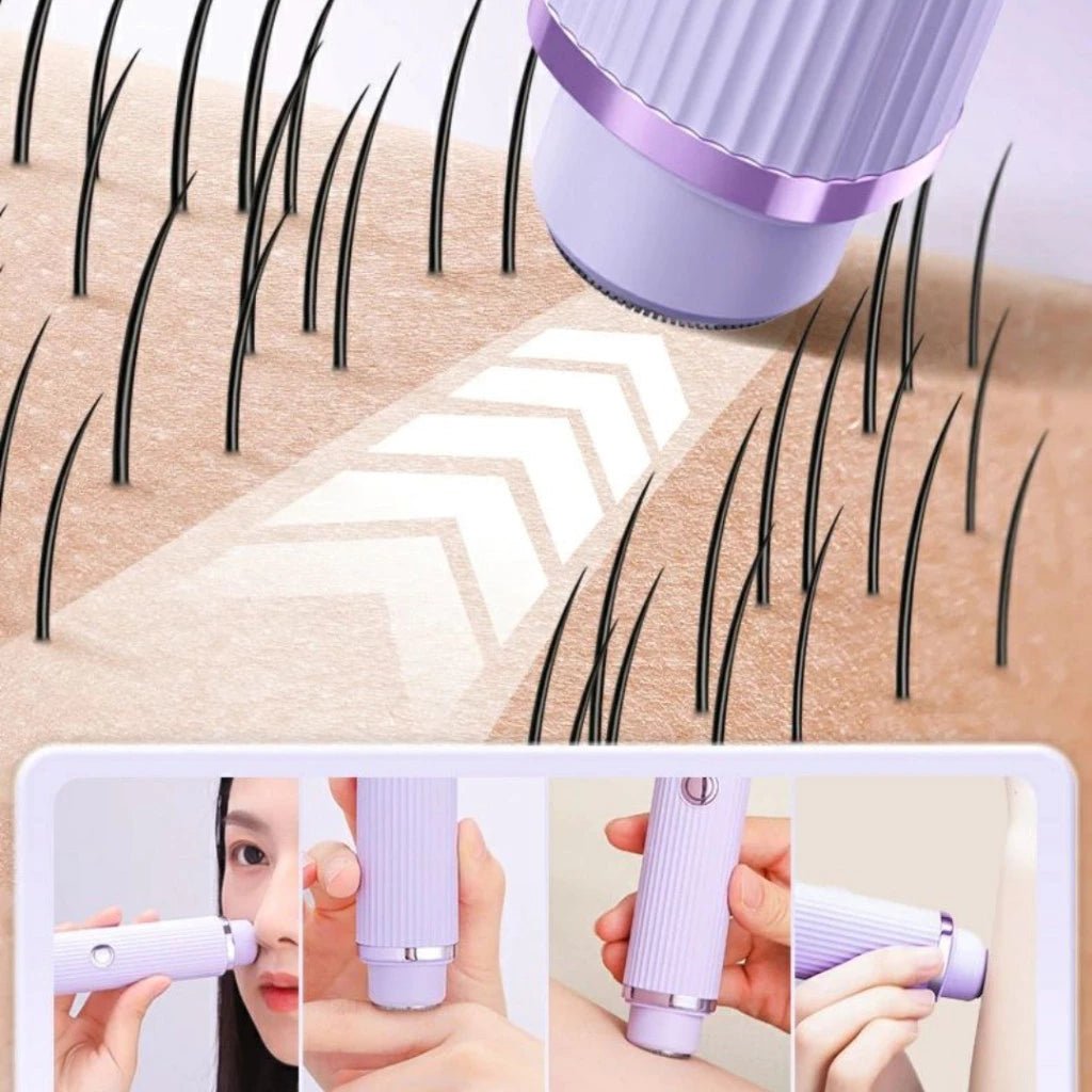 Body and Facial Hair Removal Device Finishing Touch - Fast, Painless Hair Removal Wherever You Are!
